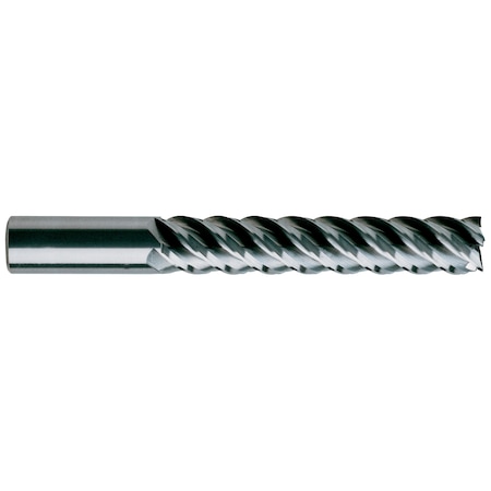 5 Flute Extra Long Length 45 Deg Helix Tialn-Futura Coated Carbide